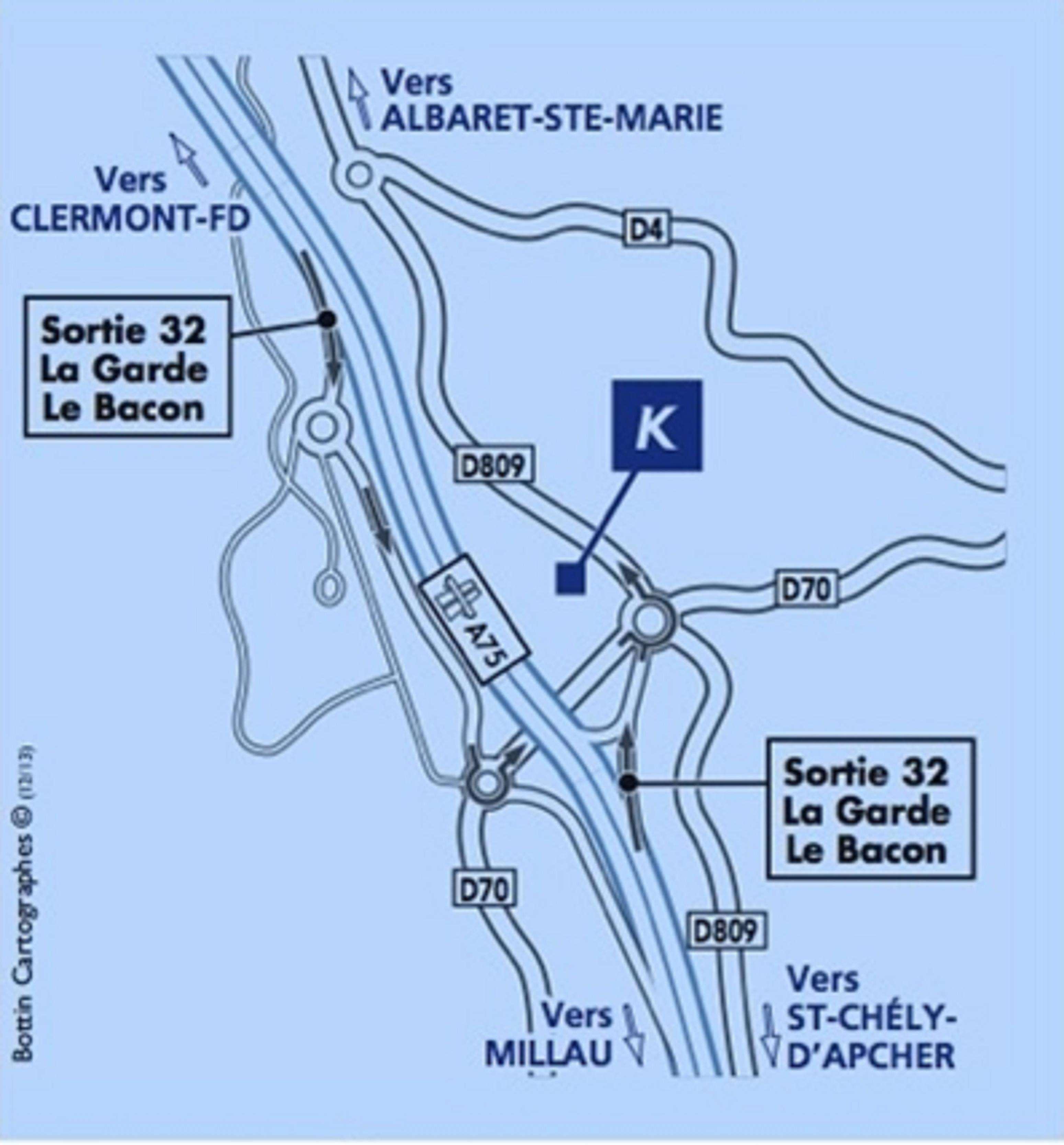 Kyriad Saint Chély d'Apcher - Aire de la Lozère Albaret-Sainte-Marie Exterior foto